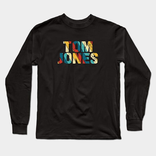 Retro Color - Tom Jones Long Sleeve T-Shirt by Arestration